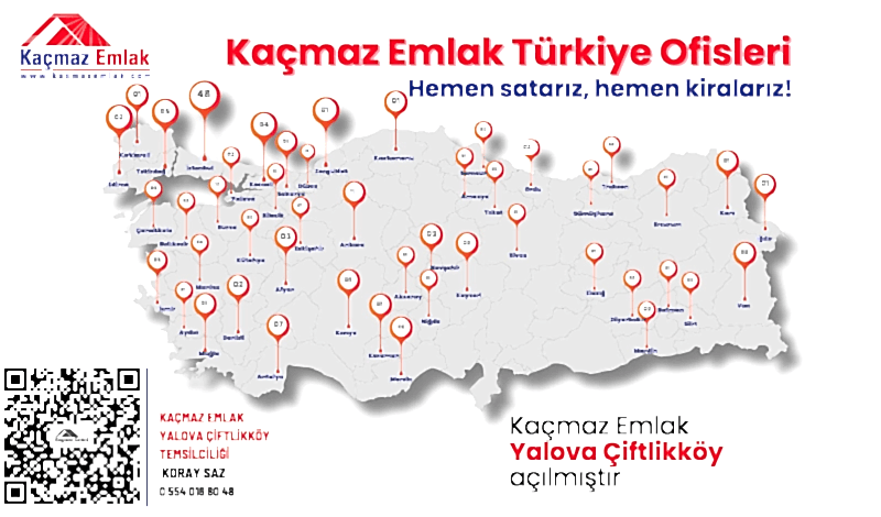 Kaçmaz Emlak Yalova Çiftlikköy Temsilciliği